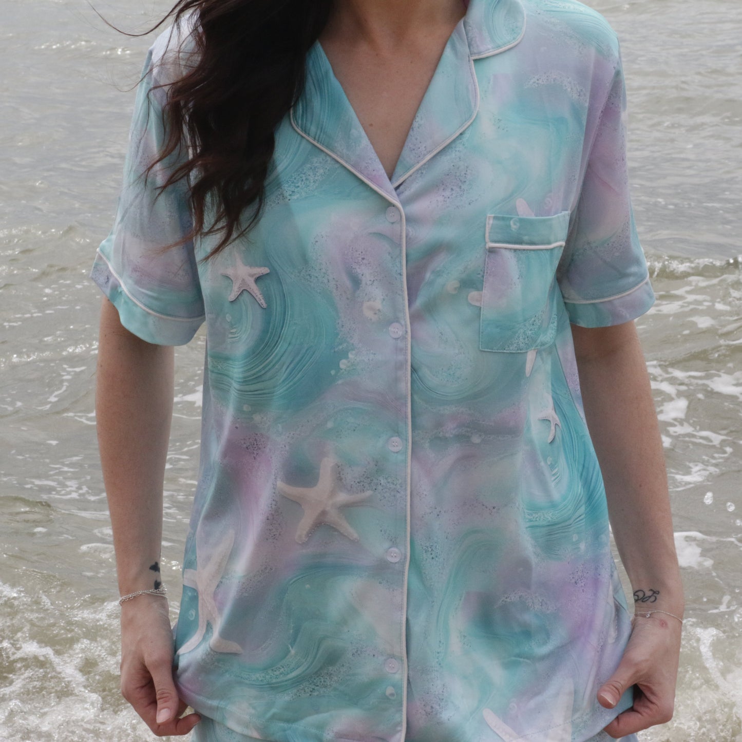 EHFAR Adult Summer Pyjamas - Seabreeze