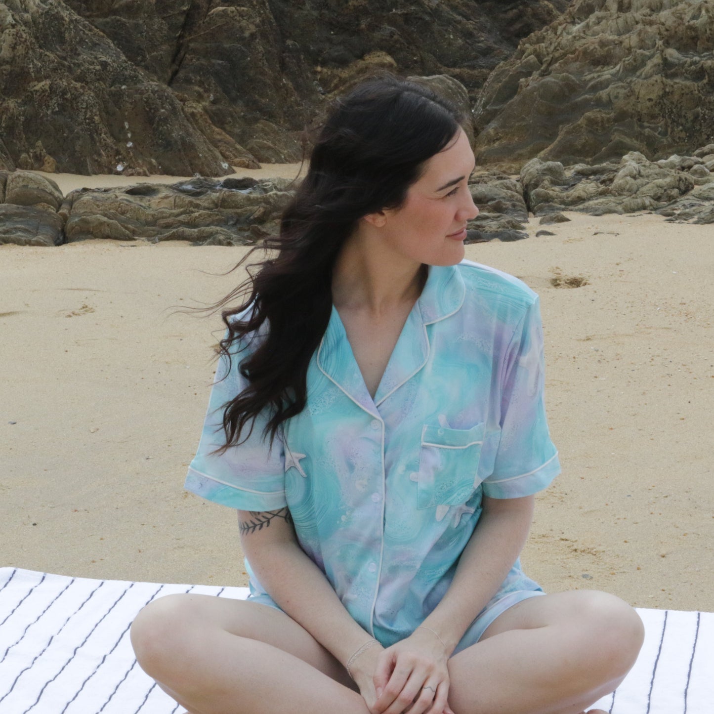 EHFAR Adult Summer Pyjamas - Seabreeze
