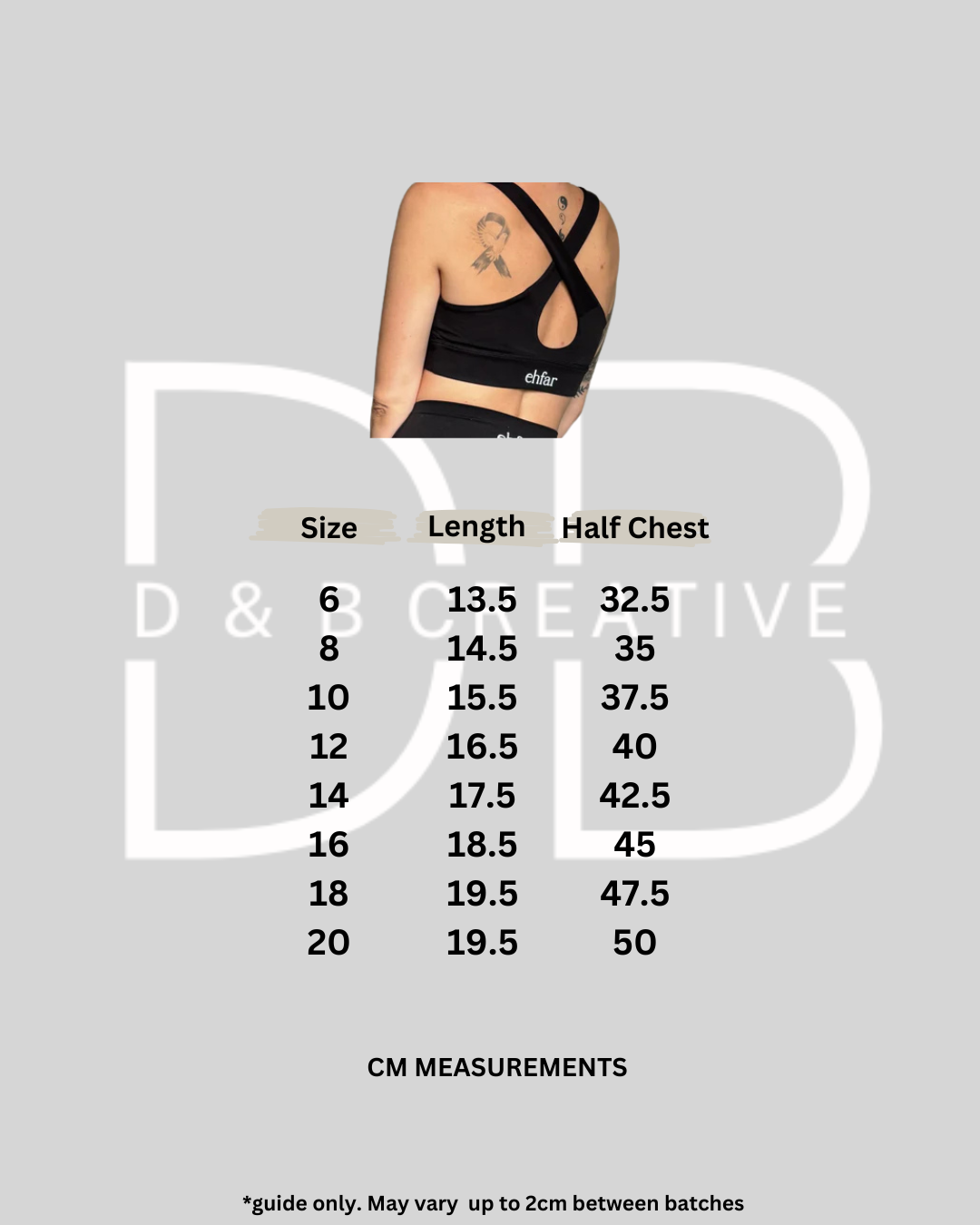 EHFAR Criss-Cross Self Bra