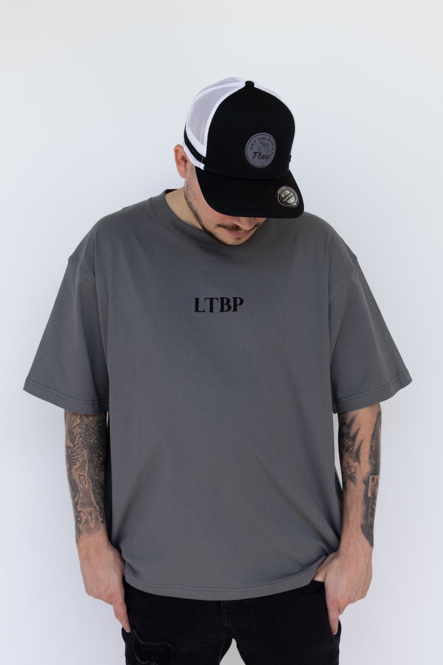 LTBP Charcoal - Oversized Tee
