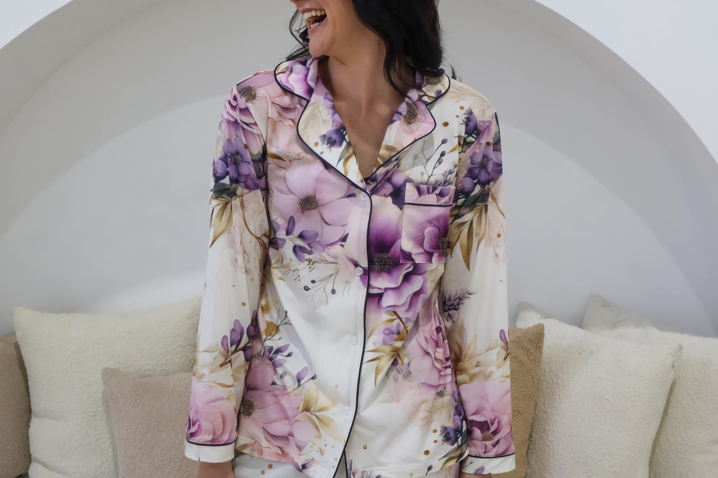 EHFAR Adult Winter Pyjamas - Floral