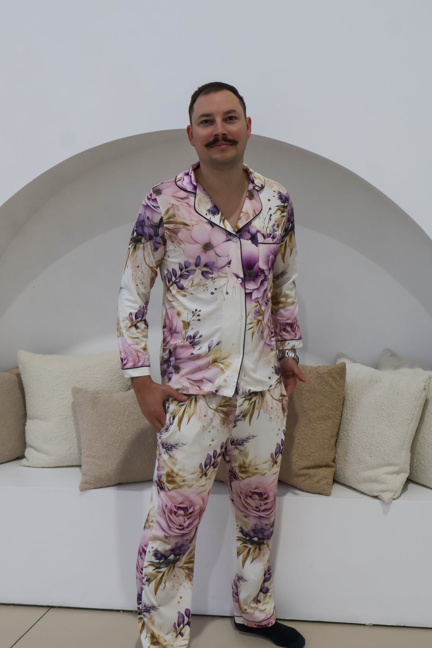 EHFAR Adult Winter Pyjamas - Floral