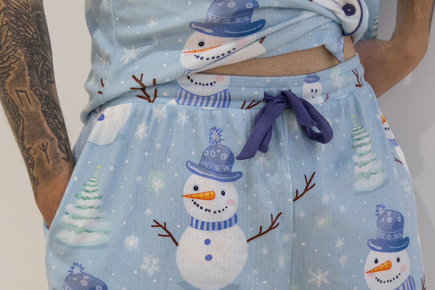 EHFAR Frosty Button-Up PJ Set (ADULTS)
