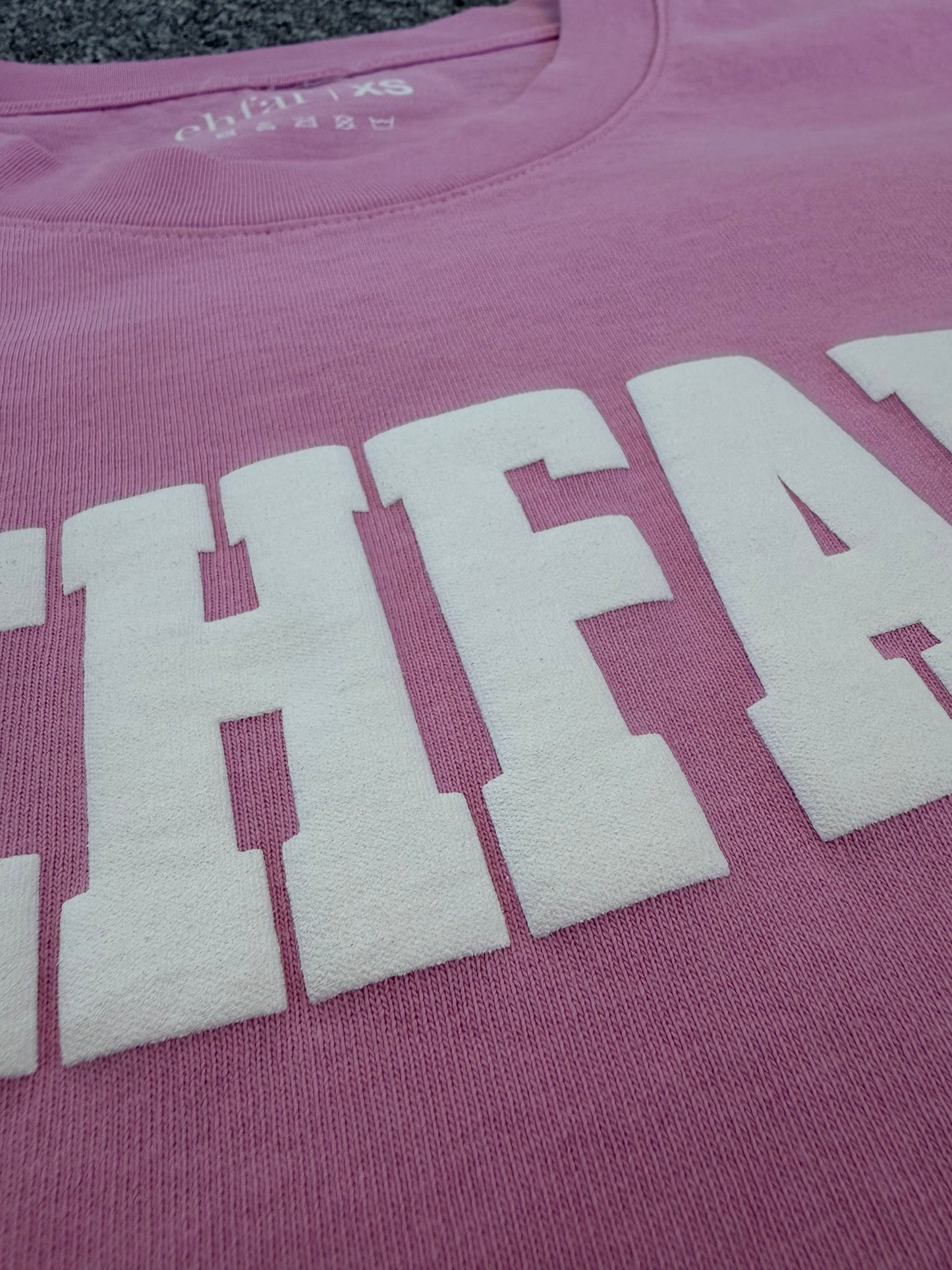 EHFAR Pink Puff Oversized Tee