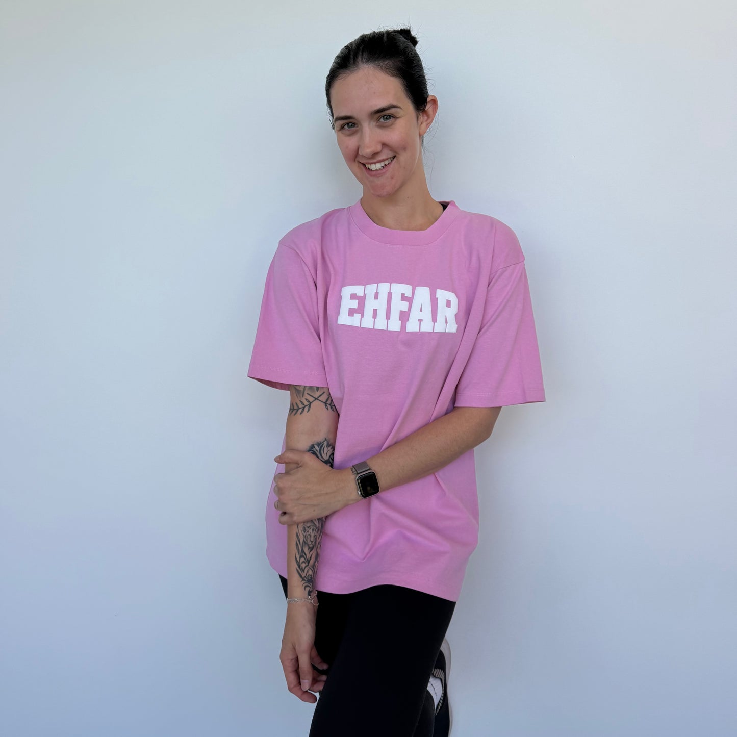 EHFAR Pink Puff Oversized Tee