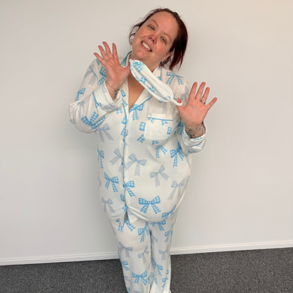 EHFAR Bowtiful 3 Piece Winter PJ Set (ADULTS)