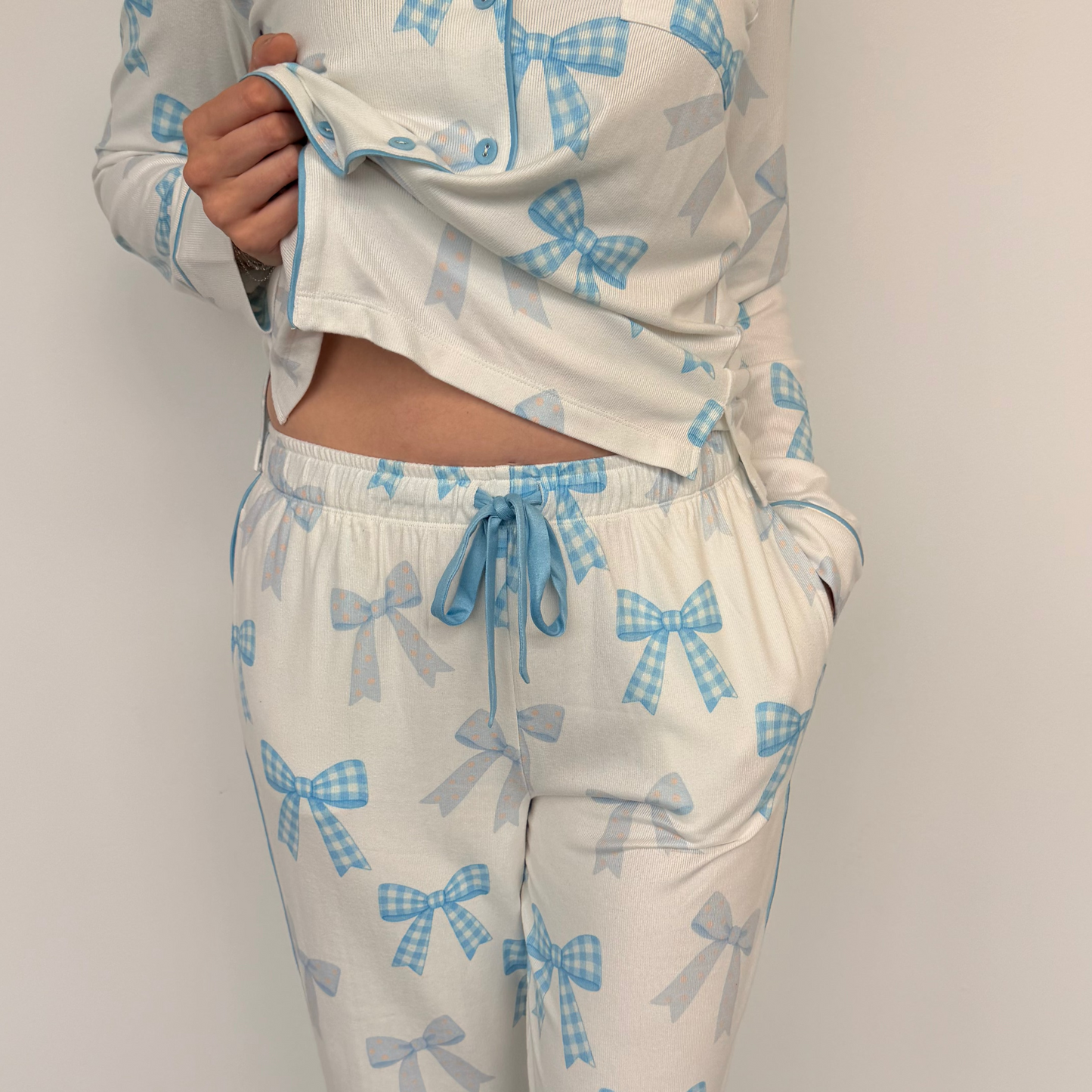 EHFAR Bowtiful 3 Piece Winter PJ Set (ADULTS)