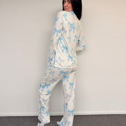 EHFAR Bowtiful 3 Piece Winter PJ Set (ADULTS)
