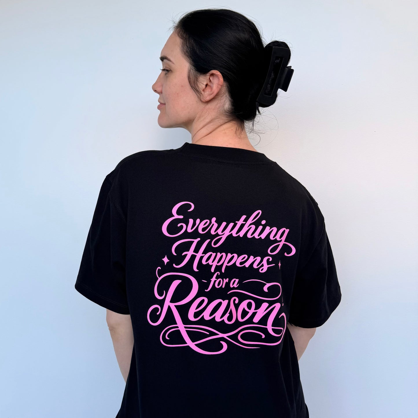 EHFAR Black Oversized Tee