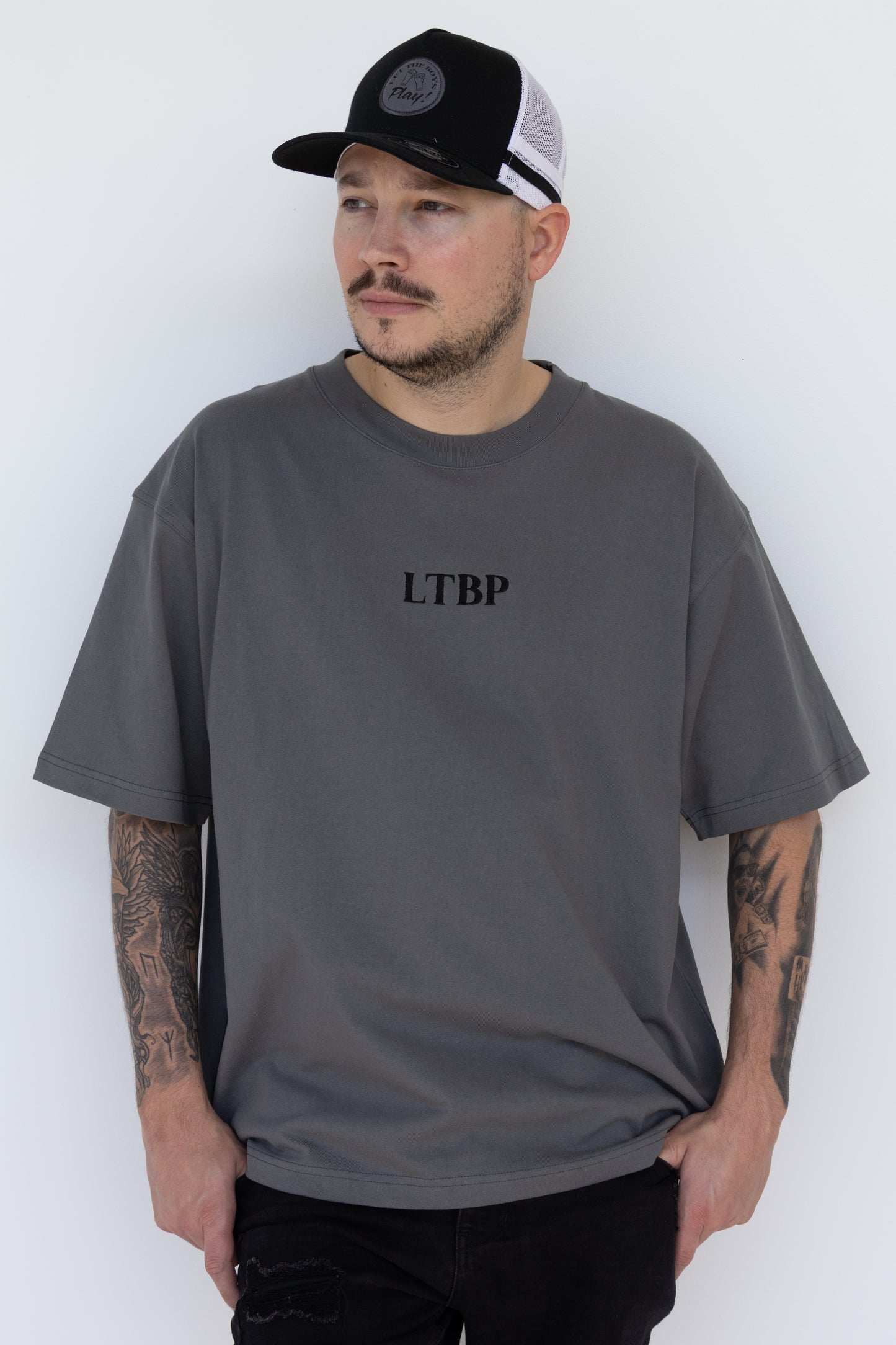 LTBP Charcoal - Oversized Tee