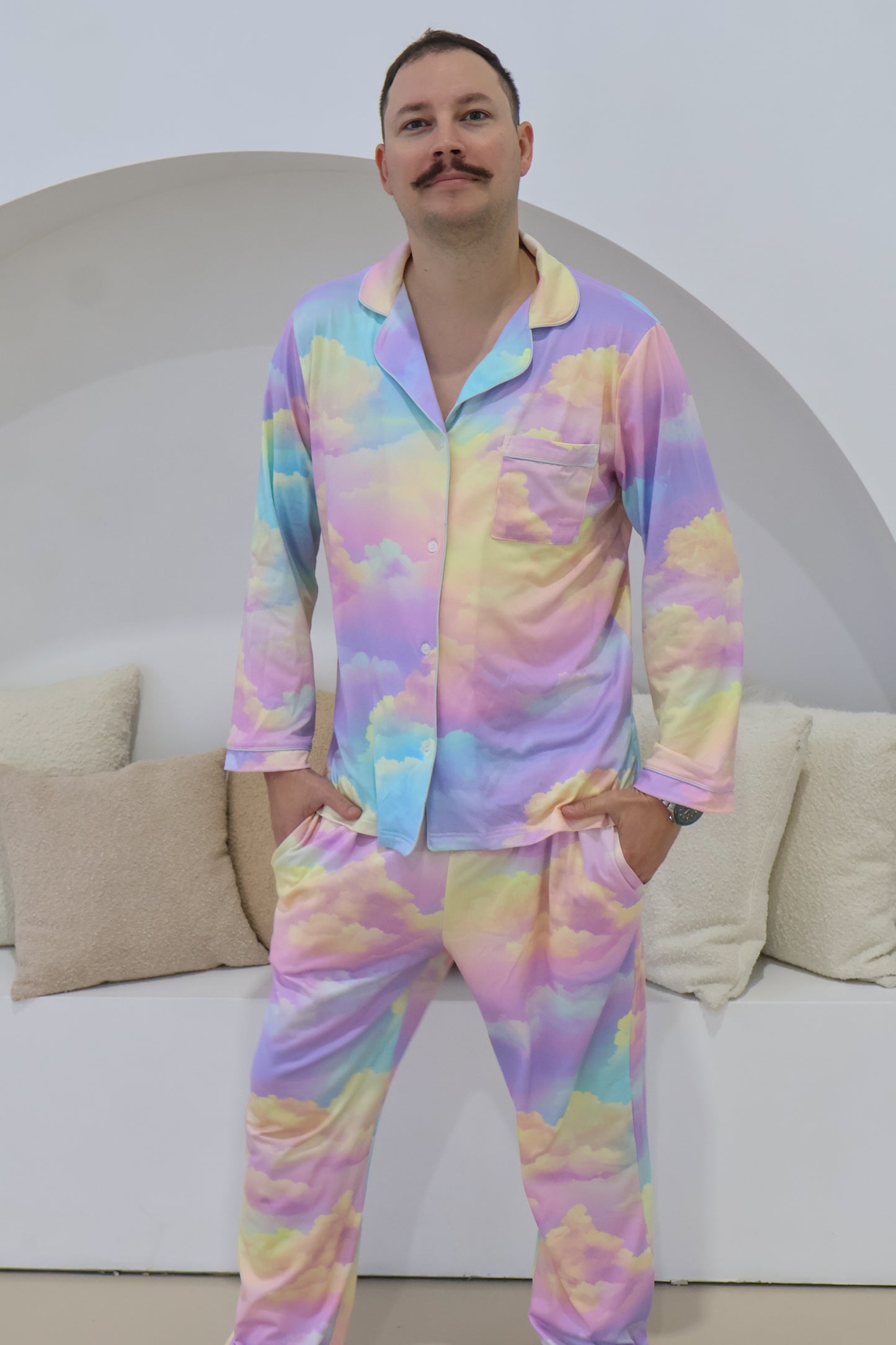 EHFAR Adult Winter Pyjamas - Clouds
