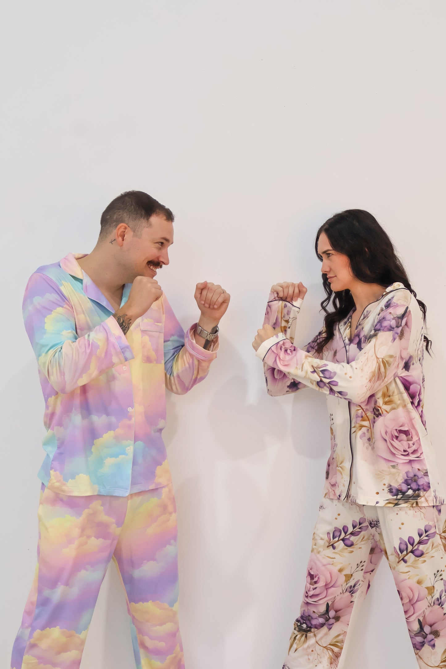 EHFAR Adult Winter Pyjamas - Clouds