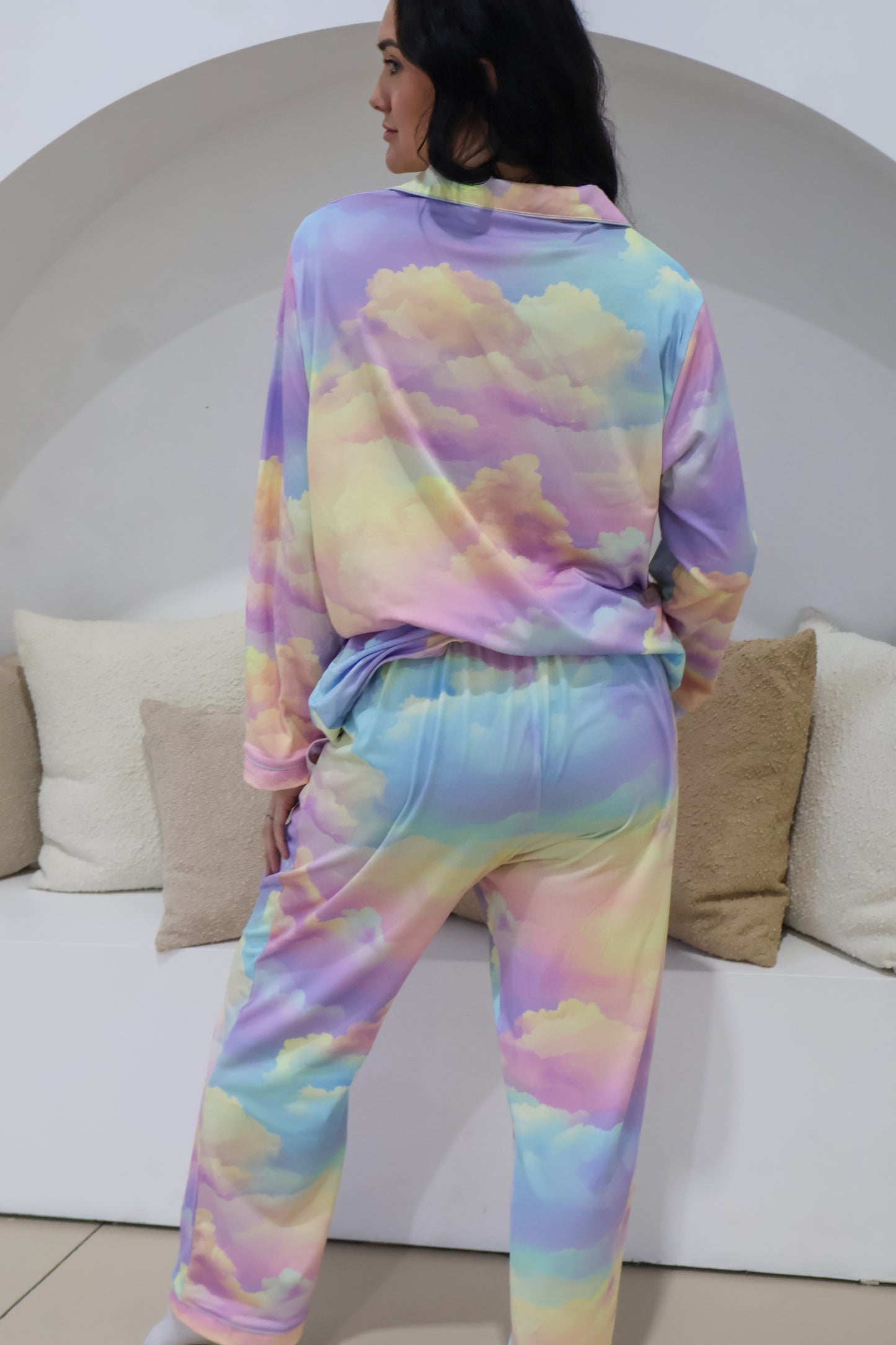 EHFAR Adult Winter Pyjamas - Clouds