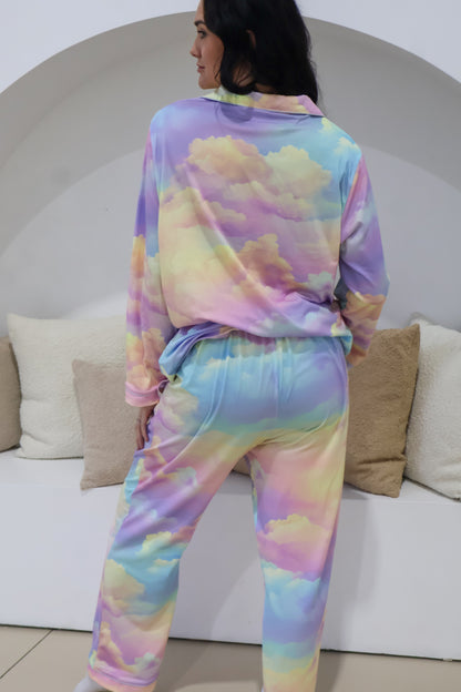 EHFAR Adult Winter Pyjamas - Clouds