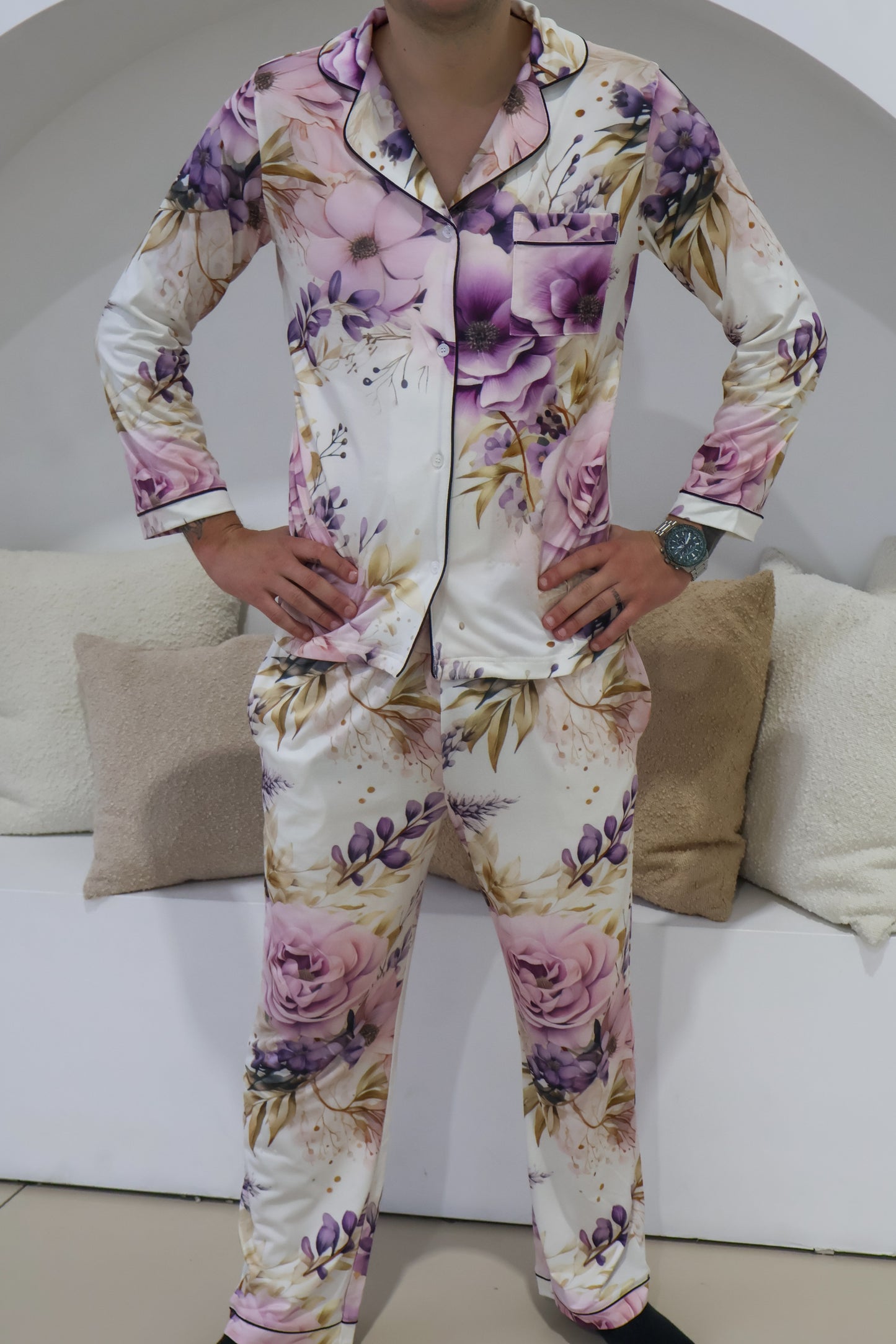 EHFAR Adult Winter Pyjamas - Floral