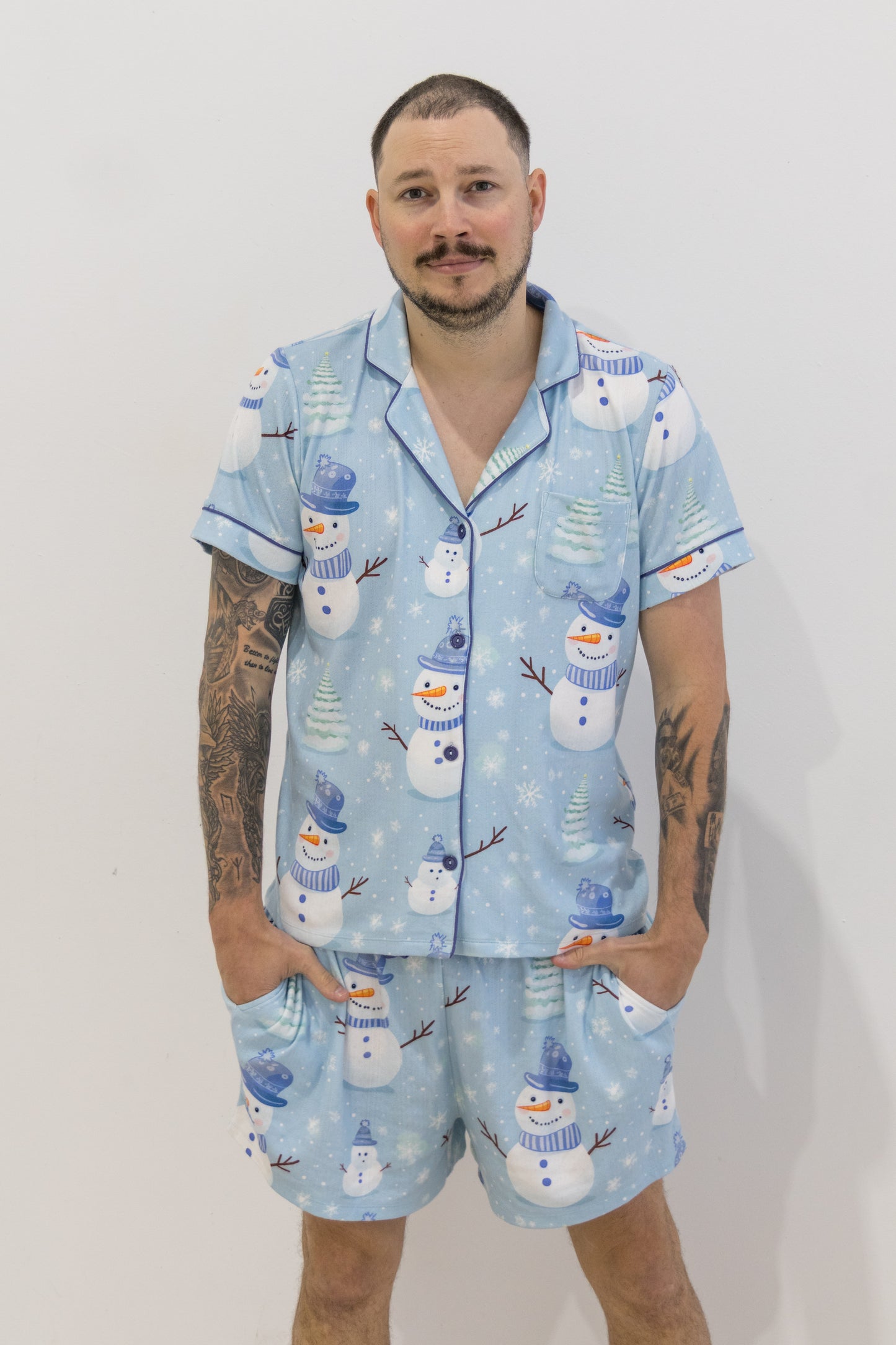 EHFAR Frosty Button-Up PJ Set (ADULTS)
