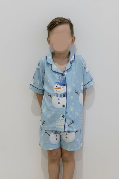 EHFAR Frosty Button-Up PJ Set (KIDS)