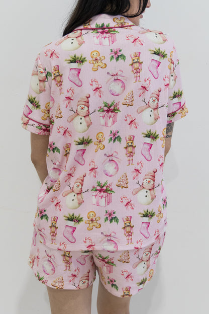 EHFAR Blush Button-Up PJ Set (ADULTS)