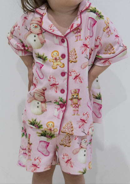 EHFAR Blush Button-Up PJ Set (KIDS)