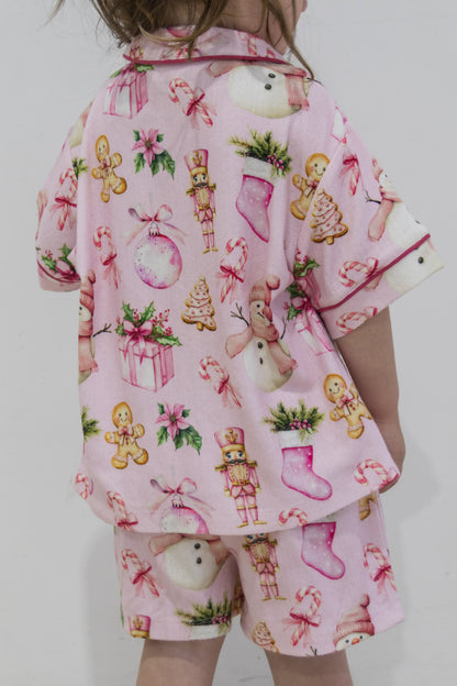 EHFAR Blush Button-Up PJ Set (KIDS)