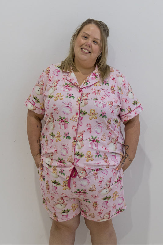 EHFAR Blush Button-Up PJ Set (ADULTS)