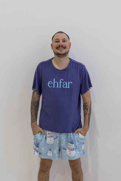 EHFAR Frosty Tee & Short PJ Set (ADULTS)